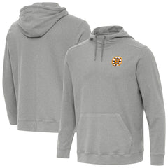 NHL Boston Bruins Antigua Cloud Pullover Hoodie - Heather Gray