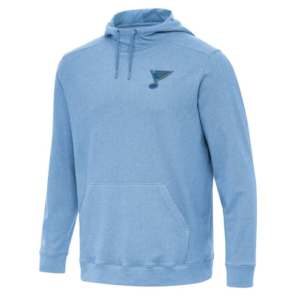 NHL St. Louis Blues Antigua Cloud Pullover Hoodie - Heather Blue