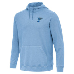 NHL St. Louis Blues Antigua Cloud Pullover Hoodie - Heather Blue