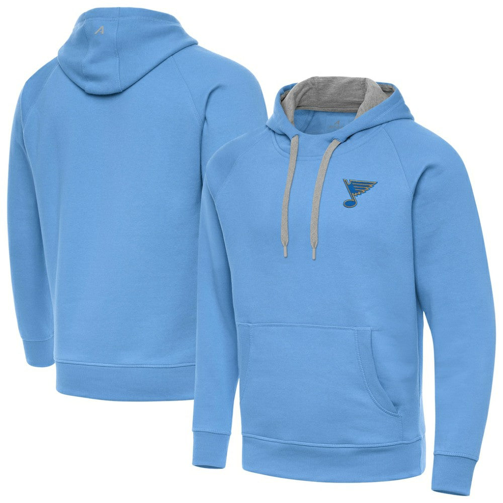 NHL St. Louis Blues Antigua Victory Pullover Hoodie - Blue