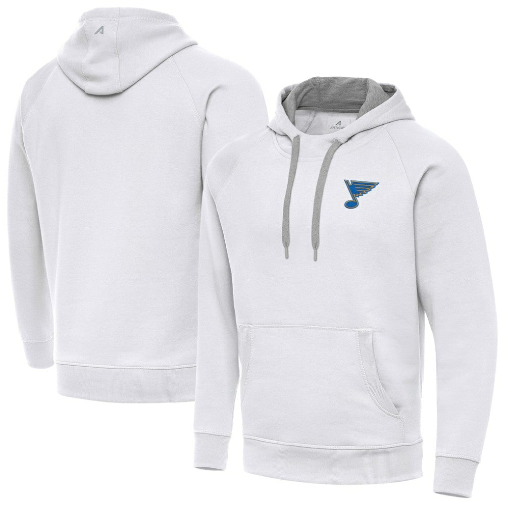 NHL St. Louis Blues Antigua Victory Pullover Hoodie - White