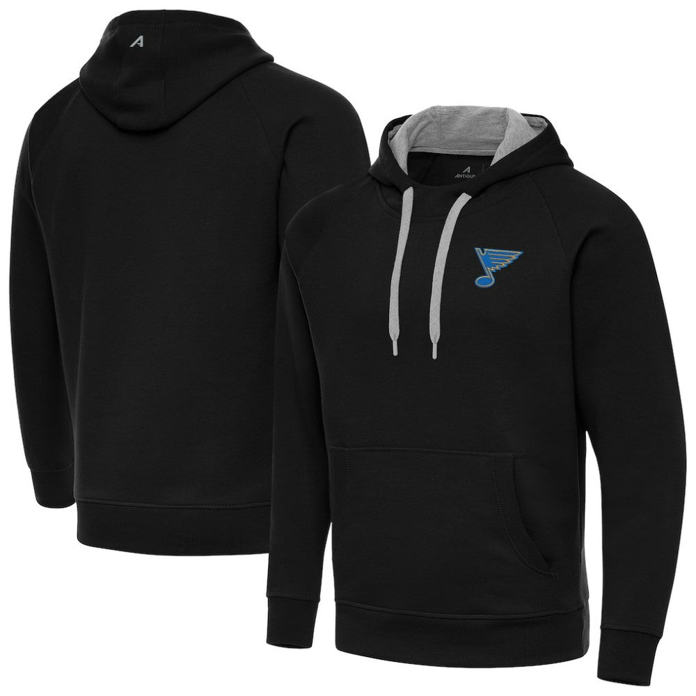 NHL St. Louis Blues Antigua Victory Pullover Hoodie - Black