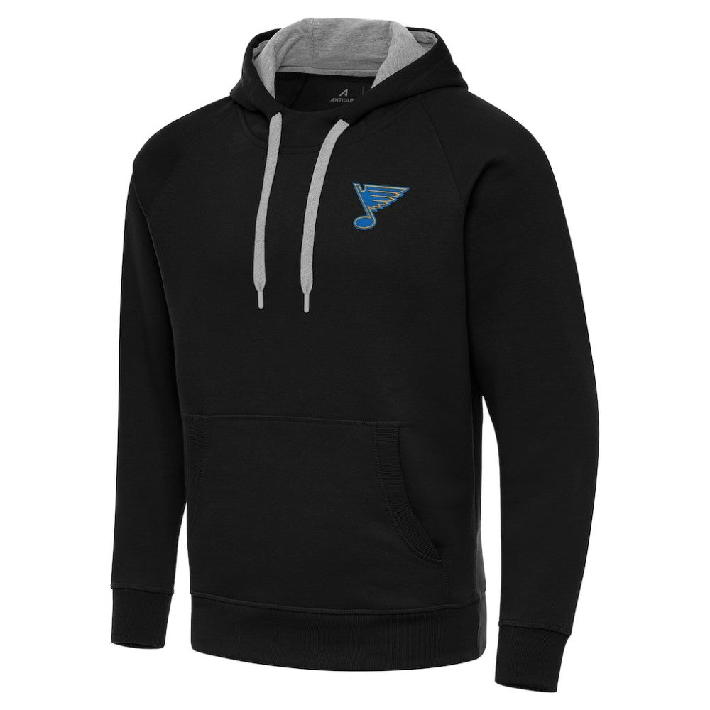 NHL St. Louis Blues Antigua Victory Pullover Hoodie - Black