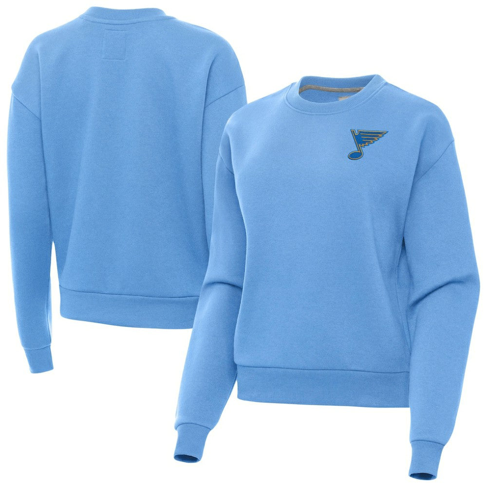 NHL St. Louis Blues Antigua Women's Victory Pullover Sweatshirt - Blue