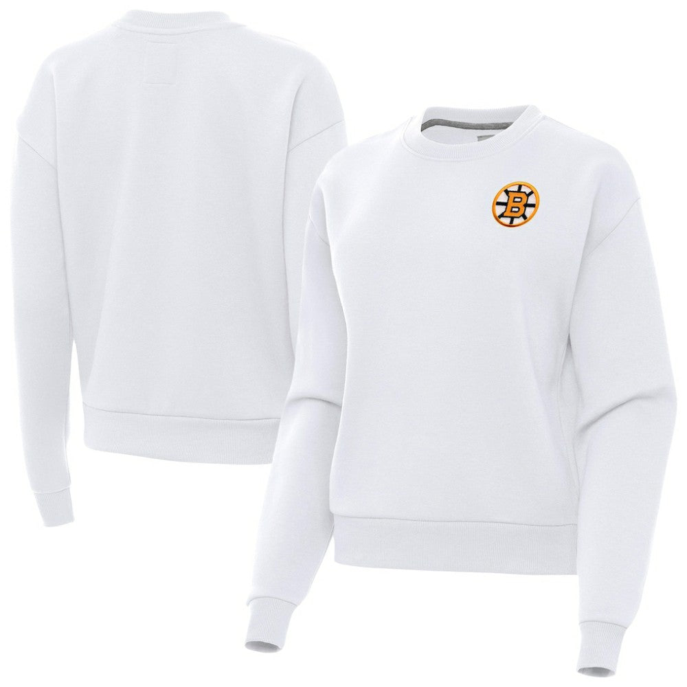 NHL Boston Bruins Antigua Women's Victory Pullover Sweatshirt - White