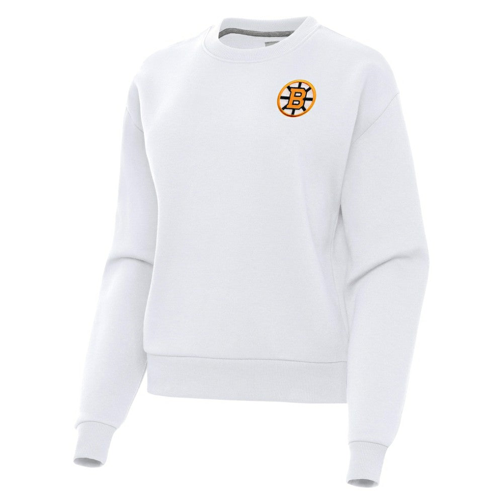 NHL Boston Bruins Antigua Women's Victory Pullover Sweatshirt - White