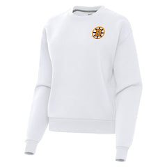 NHL Boston Bruins Antigua Women's Victory Pullover Sweatshirt - White