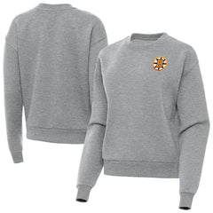 NHL Boston Bruins Antigua Women's Victory Pullover Sweatshirt - Heather Gray