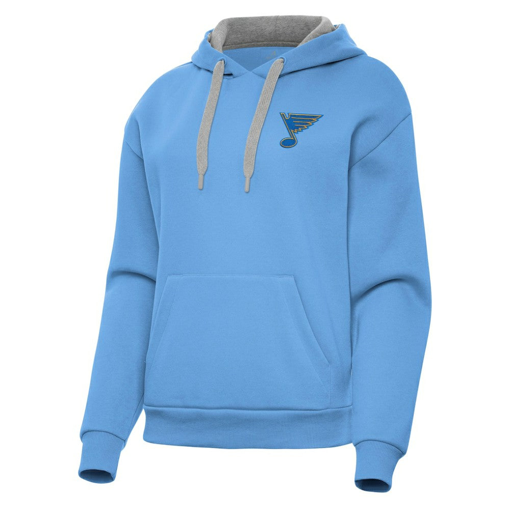 NHL St. Louis Blues Antigua Women's Victory Pullover Hoodie - Blue
