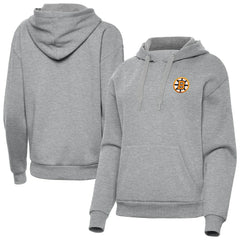 NHL Boston Bruins Antigua Women's Victory Pullover Hoodie - Heather Gray