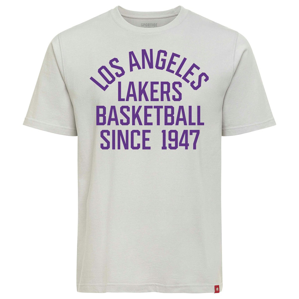 Los Angeles Lakers Sportiqe Unisex Genuine Issue Collection Duke T-Shirt Gray