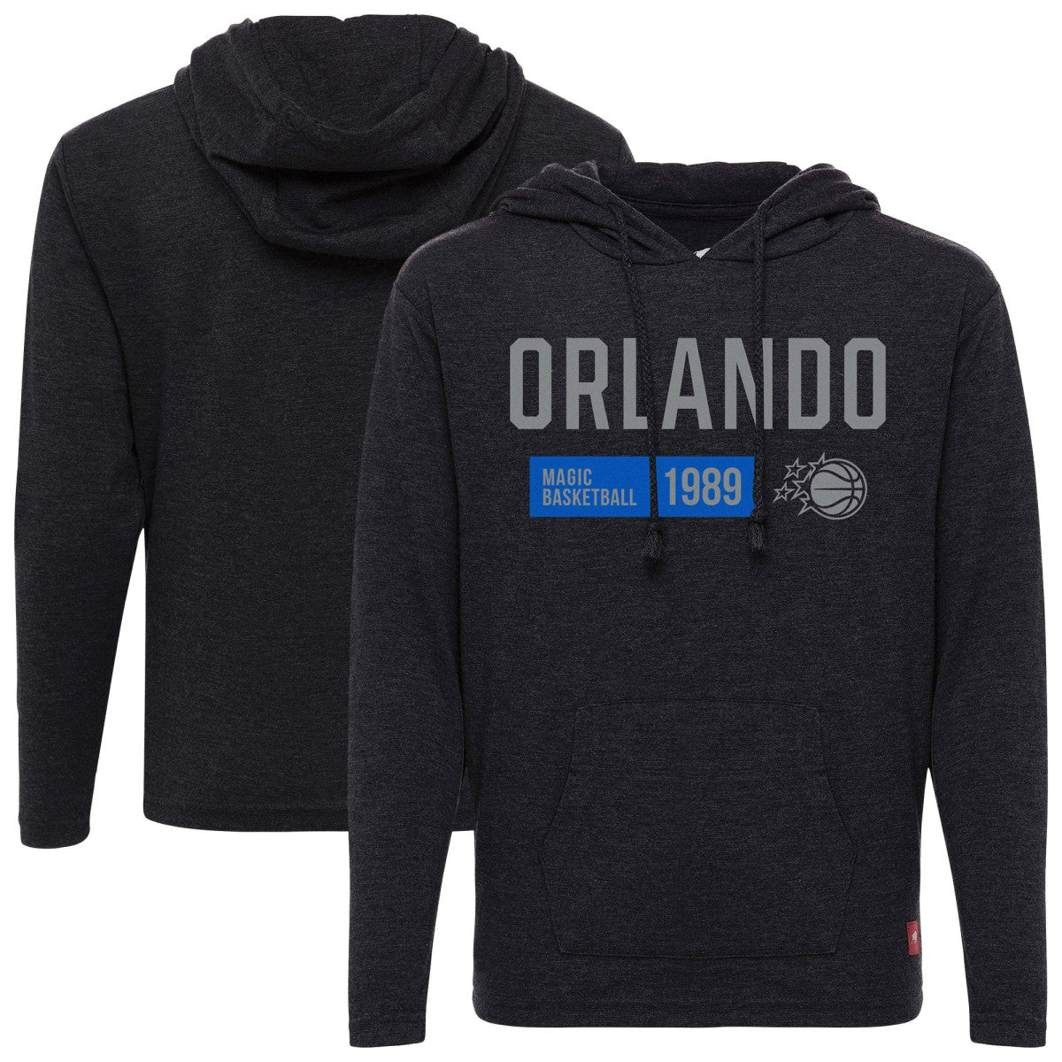 Orlando Magic Sportiqe Youth Lil Rowan Genuine Issue Collection Tri-Blend Hoodie Black