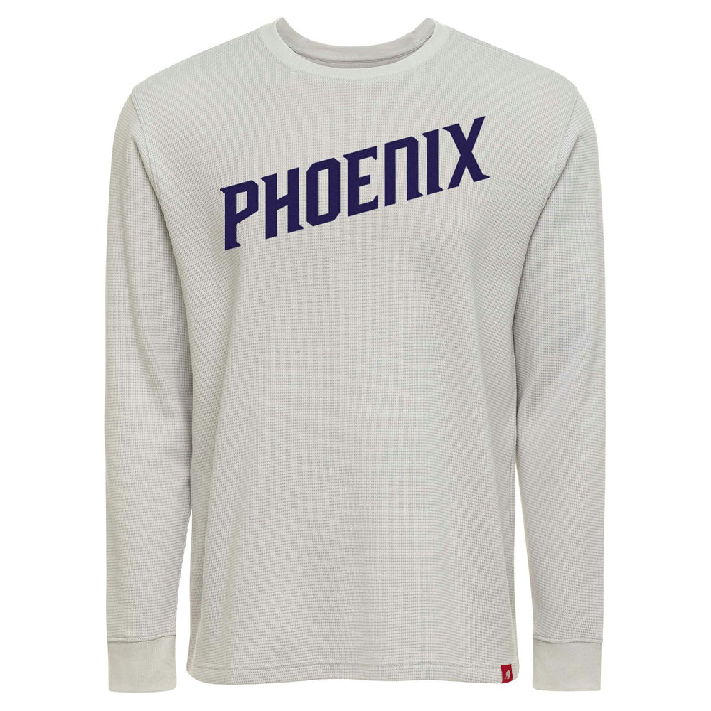 Phoenix Suns Sportiqe Unisex Afton Thermal Long Sleeve T-Shirt Gray