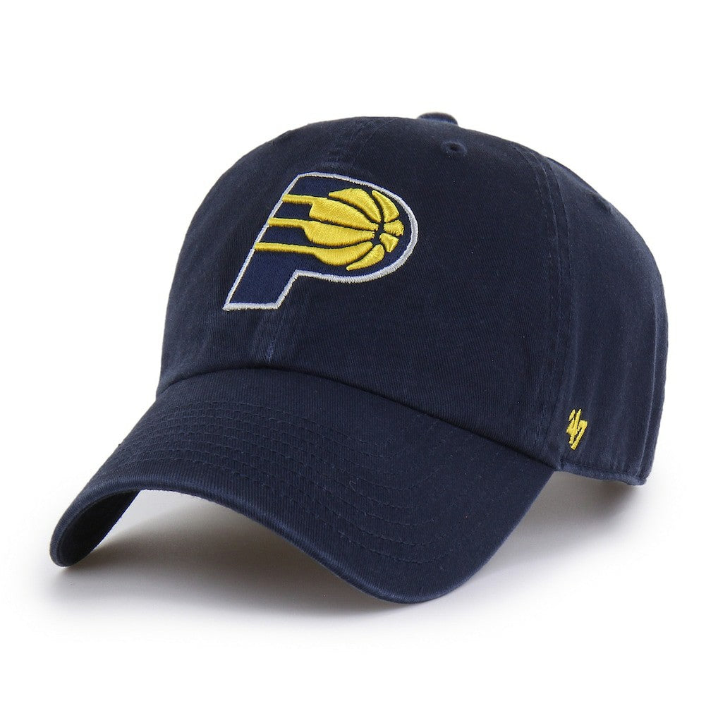 Indiana Pacers '47 Core Logo Clean Up Adjustable Hat Navy