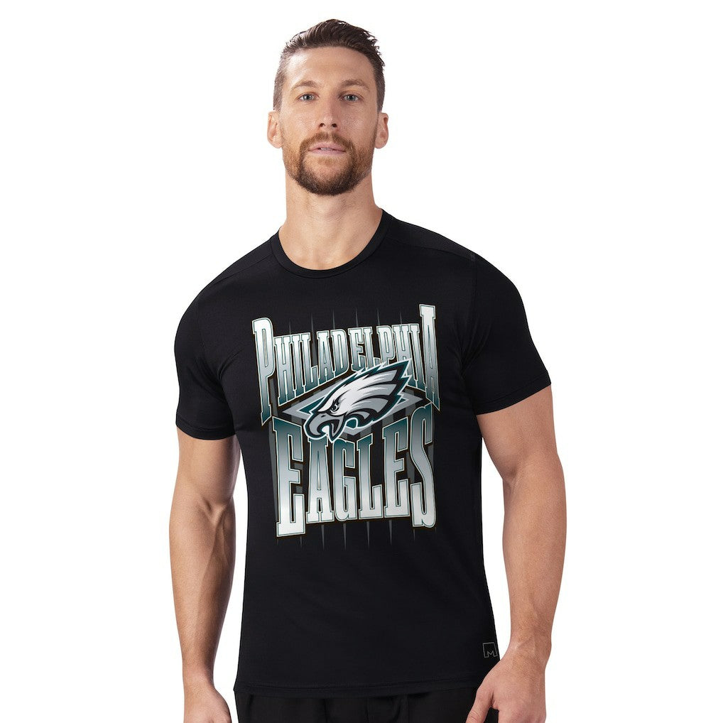 Philadelphia Eagles MSX by Michael Strahan Men's T-Shirt Black