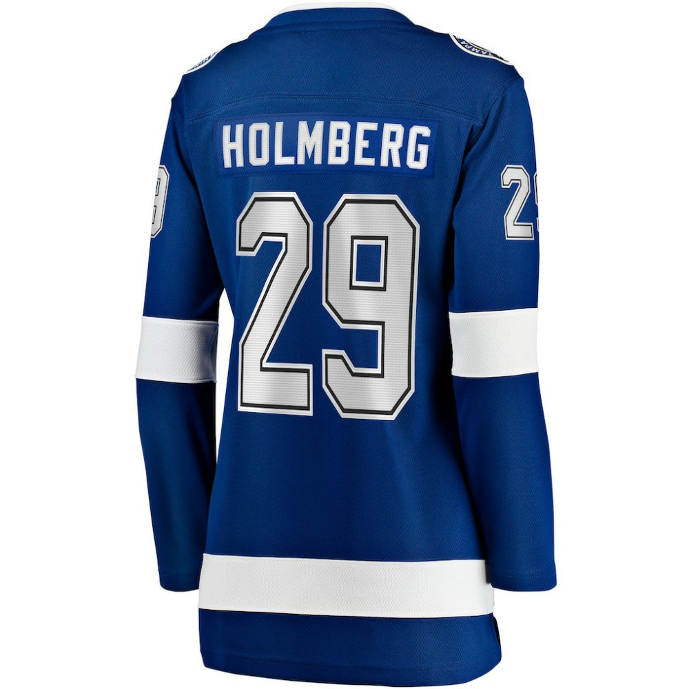 NHL Pontus Holmberg Tampa Bay Lightning Fanatics Women's Home Breakaway Jersey - Blue