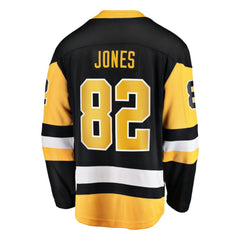 NHL Caleb Jones Pittsburgh Penguins Fanatics Home Breakaway Jersey - Black