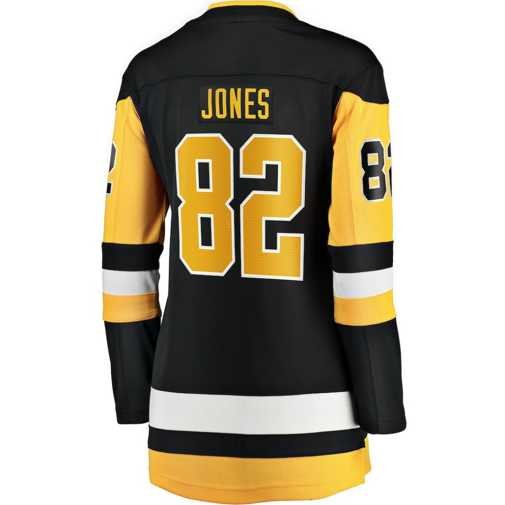NHL Caleb Jones Pittsburgh Penguins Fanatics Women's Home Breakaway Jersey - Black