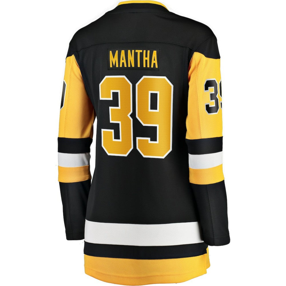 NHL Anthony Mantha Pittsburgh Penguins Fanatics Women's Home Breakaway Jersey - Black