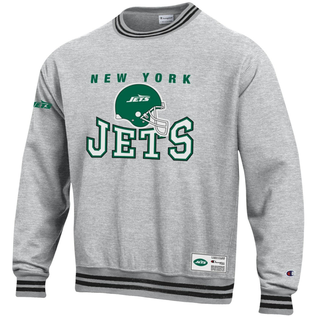 New York Jets Champion Reverse Weave Fleece Sweatshirt Gray