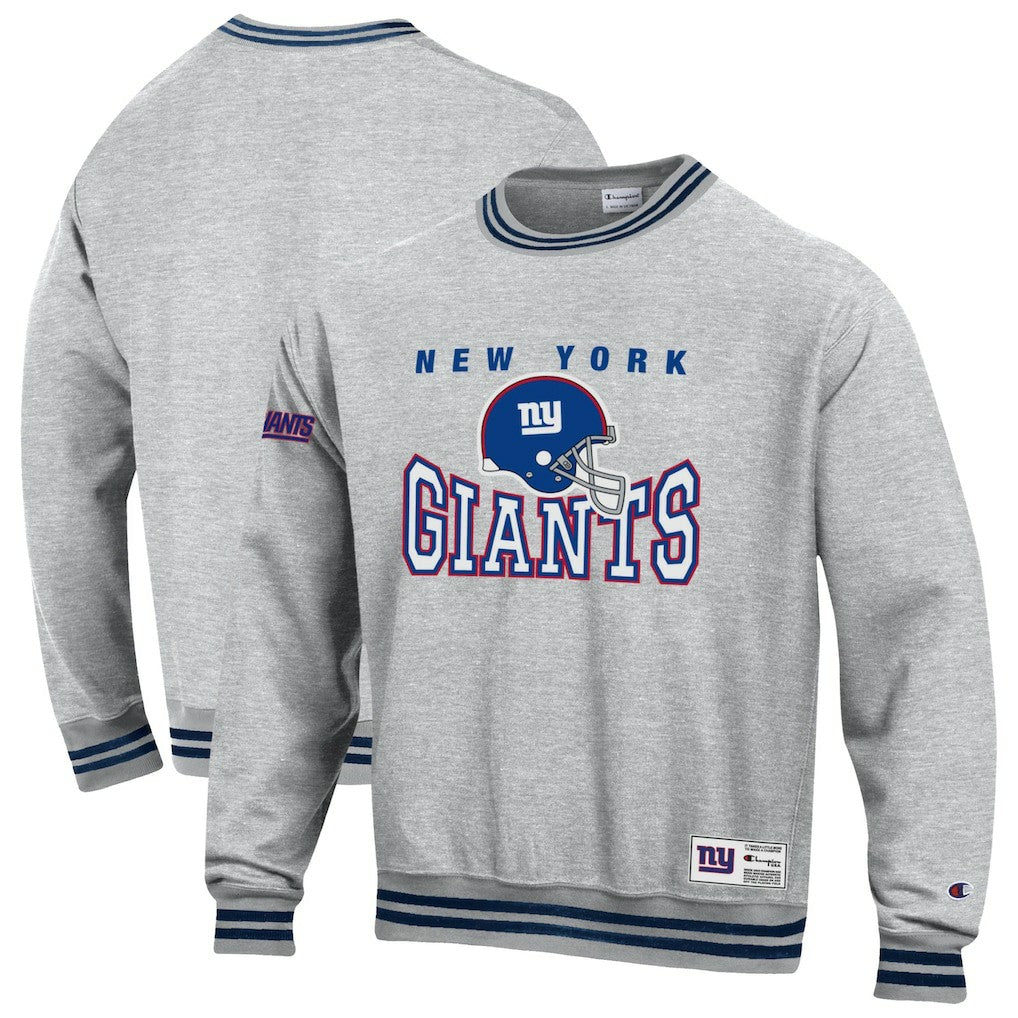 New York Giants Champion Reverse Weave Fleece Sweatshirt Heather Gray