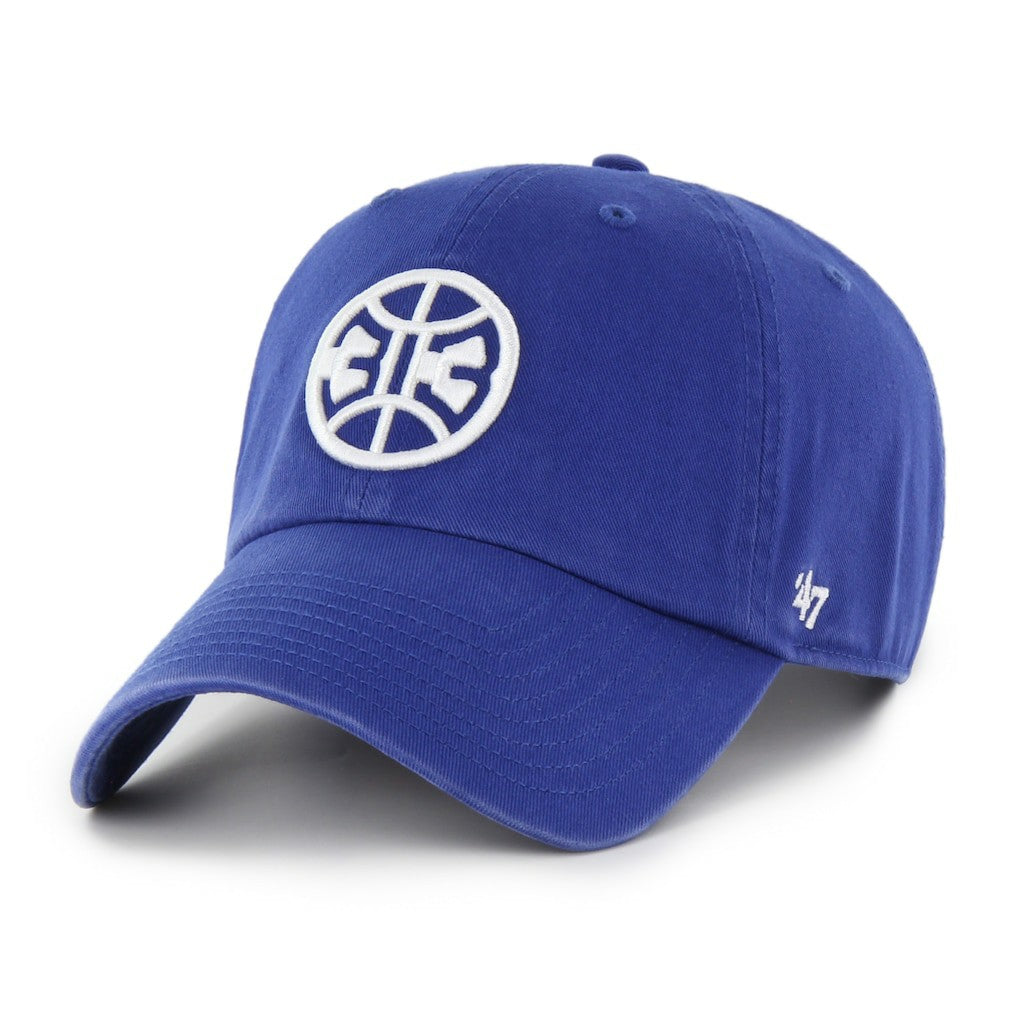 Detroit Pistons '47 Alternate Core Logo Clean Up Adjustable Hat Royal