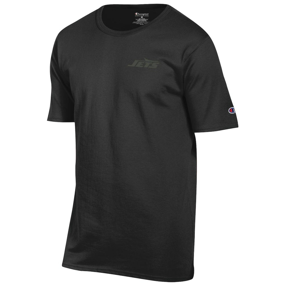 New York Jets Champion Tonal Logo T-Shirt Black