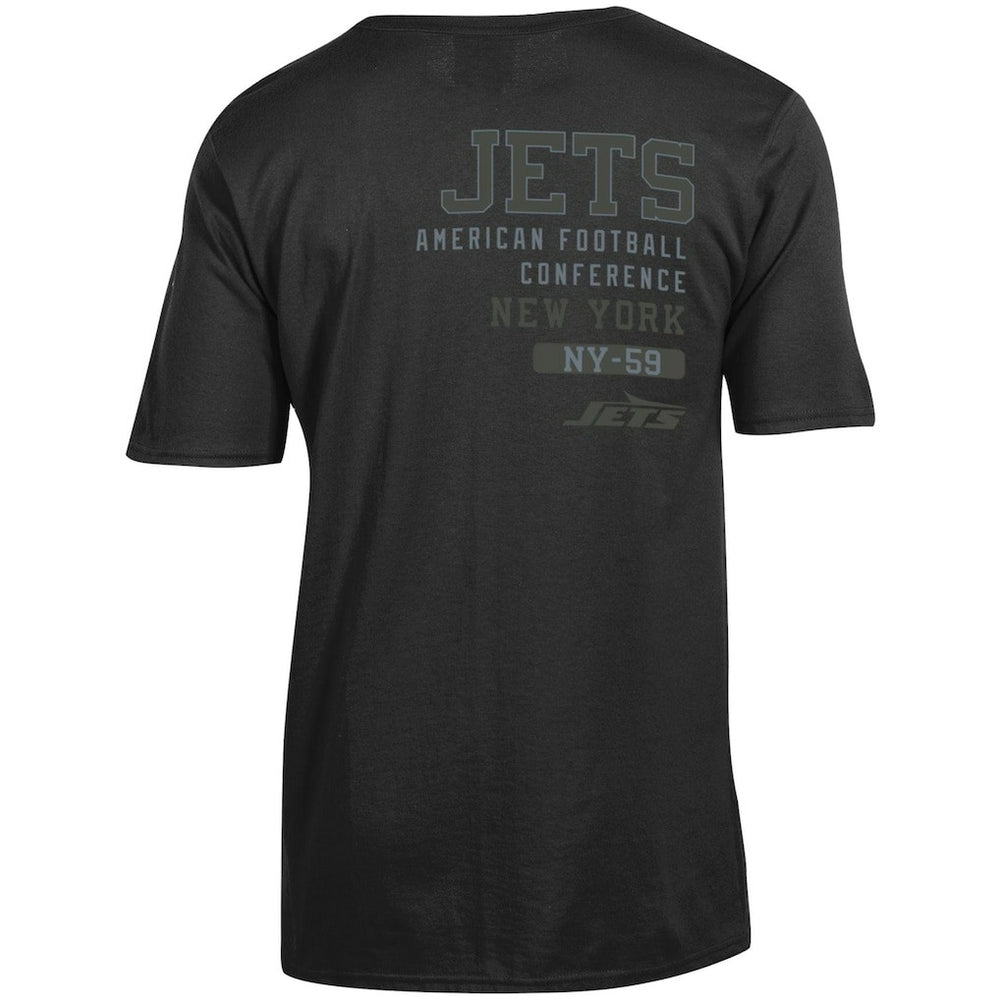 New York Jets Champion Tonal Logo T-Shirt Black
