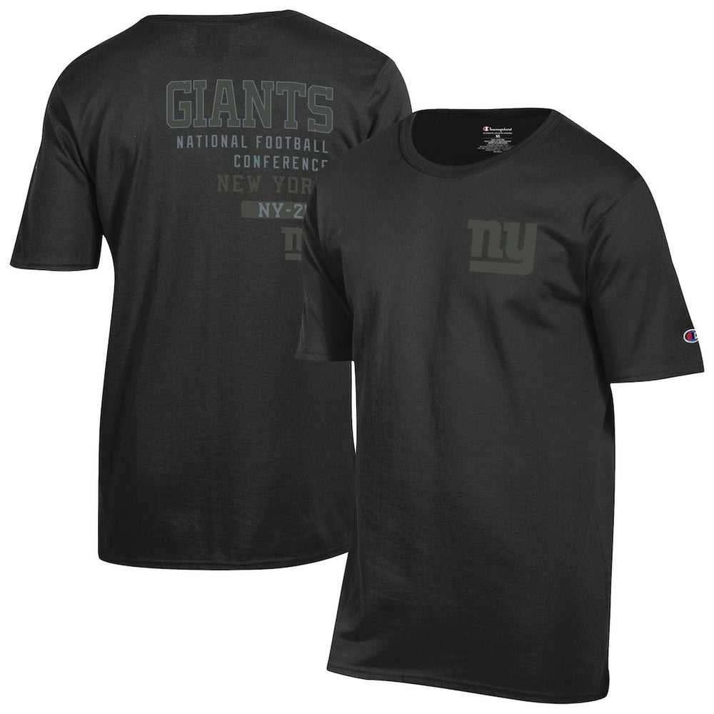 New York Giants Champion Tonal Logo T-Shirt Black