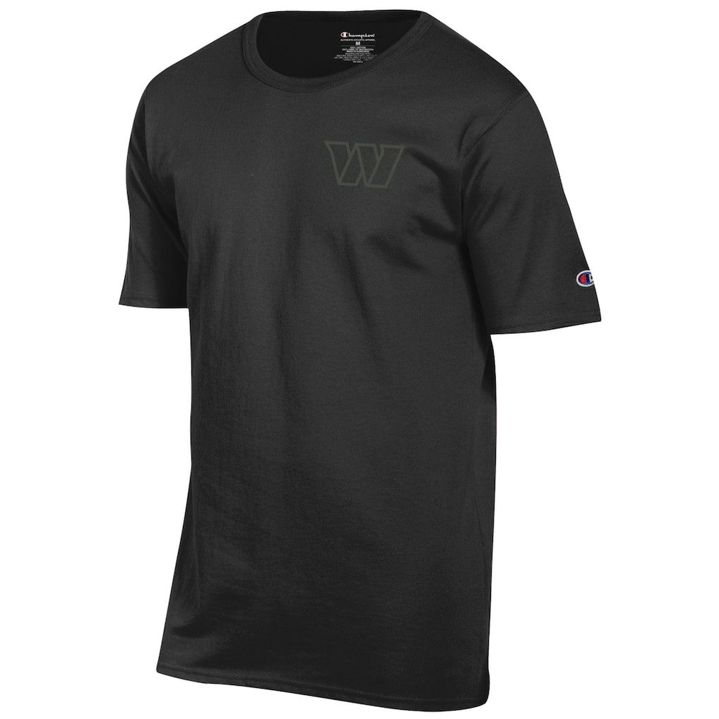 Washington Commanders Champion Tonal Logo T-Shirt Black