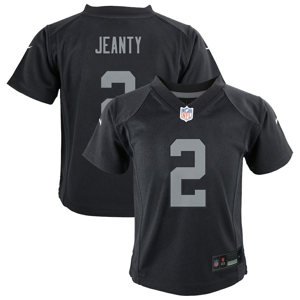 Ashton Jeanty Las Vegas Raiders Preschool Team Player Game Jersey Black
