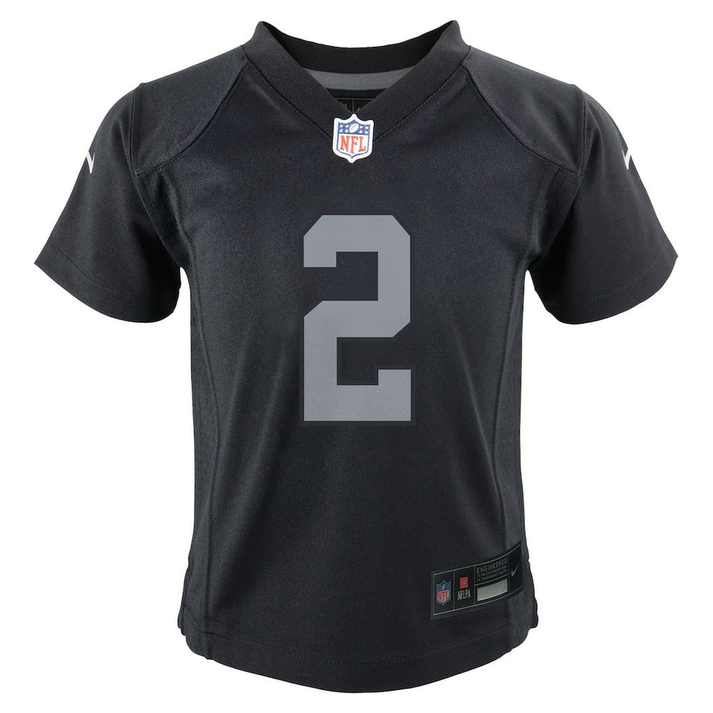 Ashton Jeanty Las Vegas Raiders Preschool Team Player Game Jersey Black