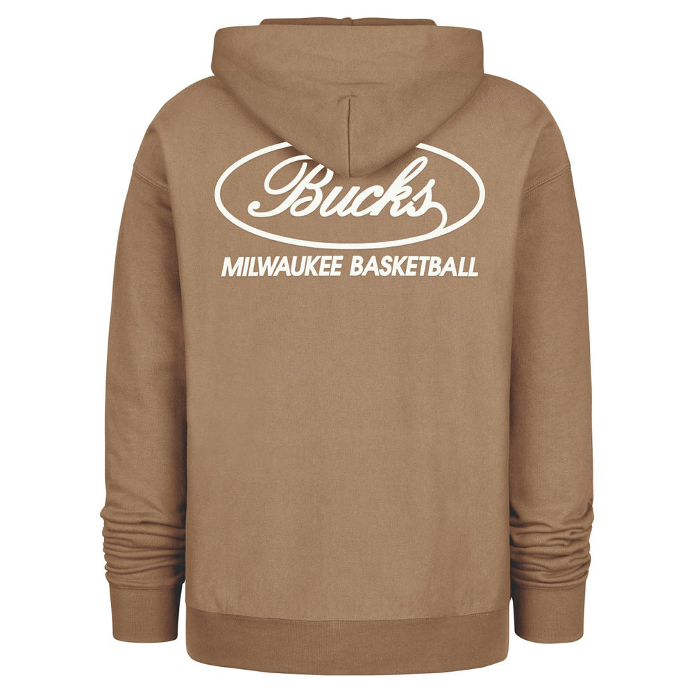 Milwaukee Bucks '47 Triple Double Foundation Premium Hoodie Sweatshirt Khaki