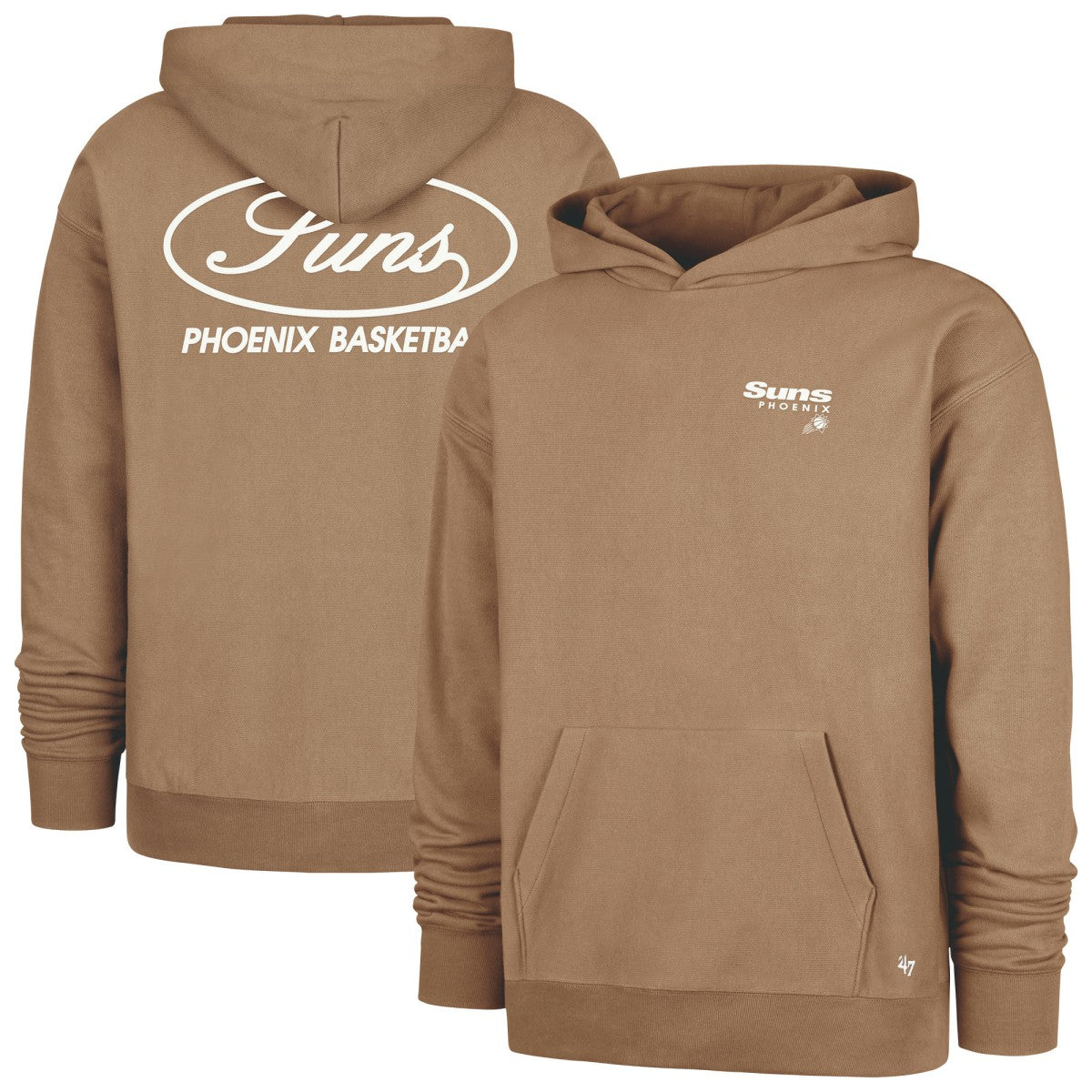 Phoenix Suns '47 Triple Double Foundation Premium Hoodie Sweatshirt Khaki