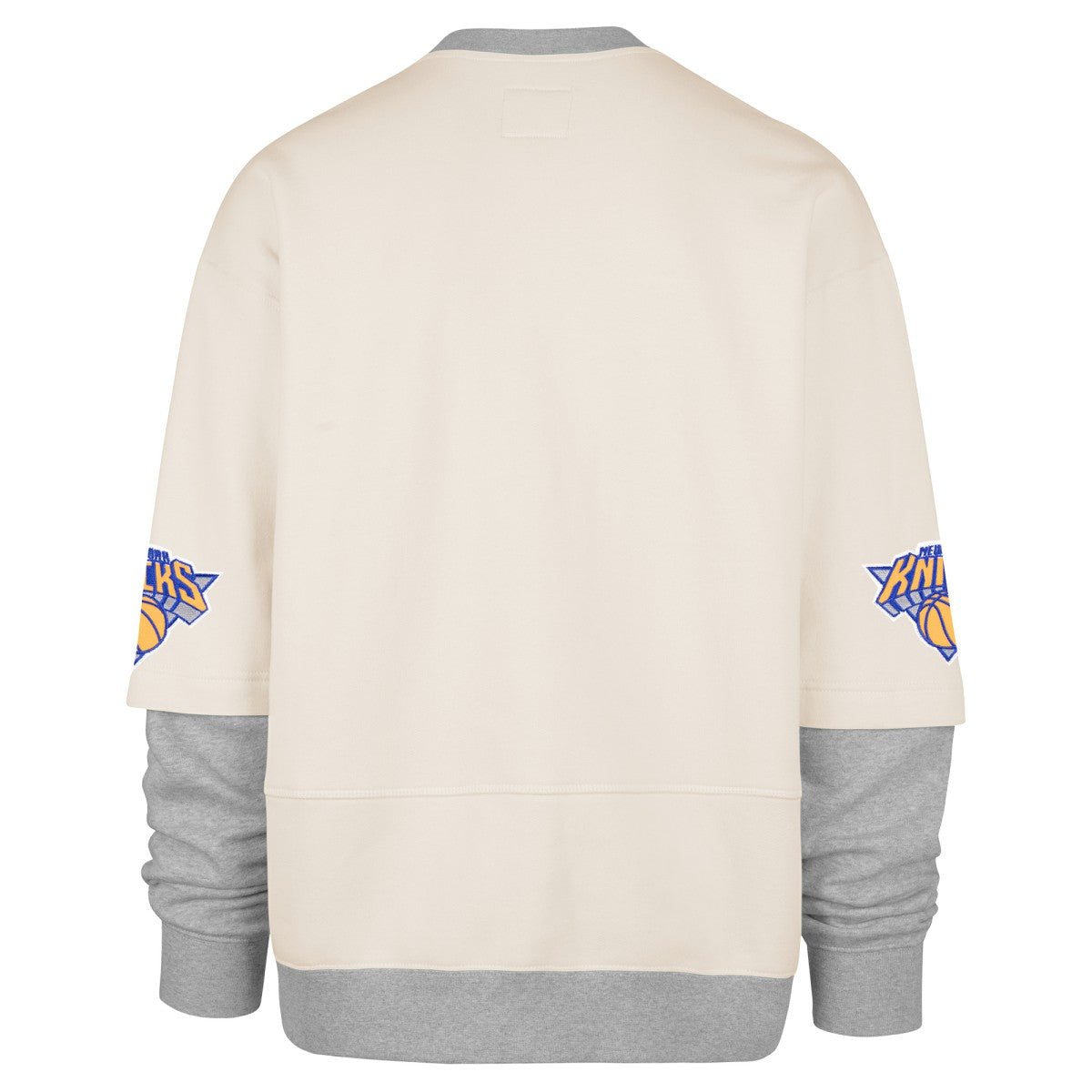New York Knicks '47 Crossover Collection Trifecta Double Layered Fleece Sweatshirt Cream