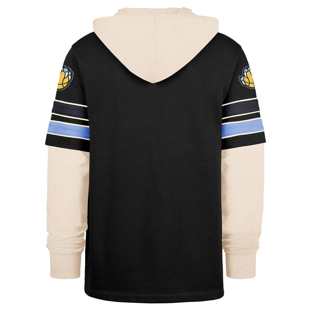 Memphis Grizzlies '47 Split Zone Cornerback Duo Hoodie Black