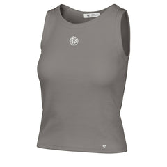 Dallas Mavericks '47 Women's Cropped Skyhook Baby Rib Tank Gray