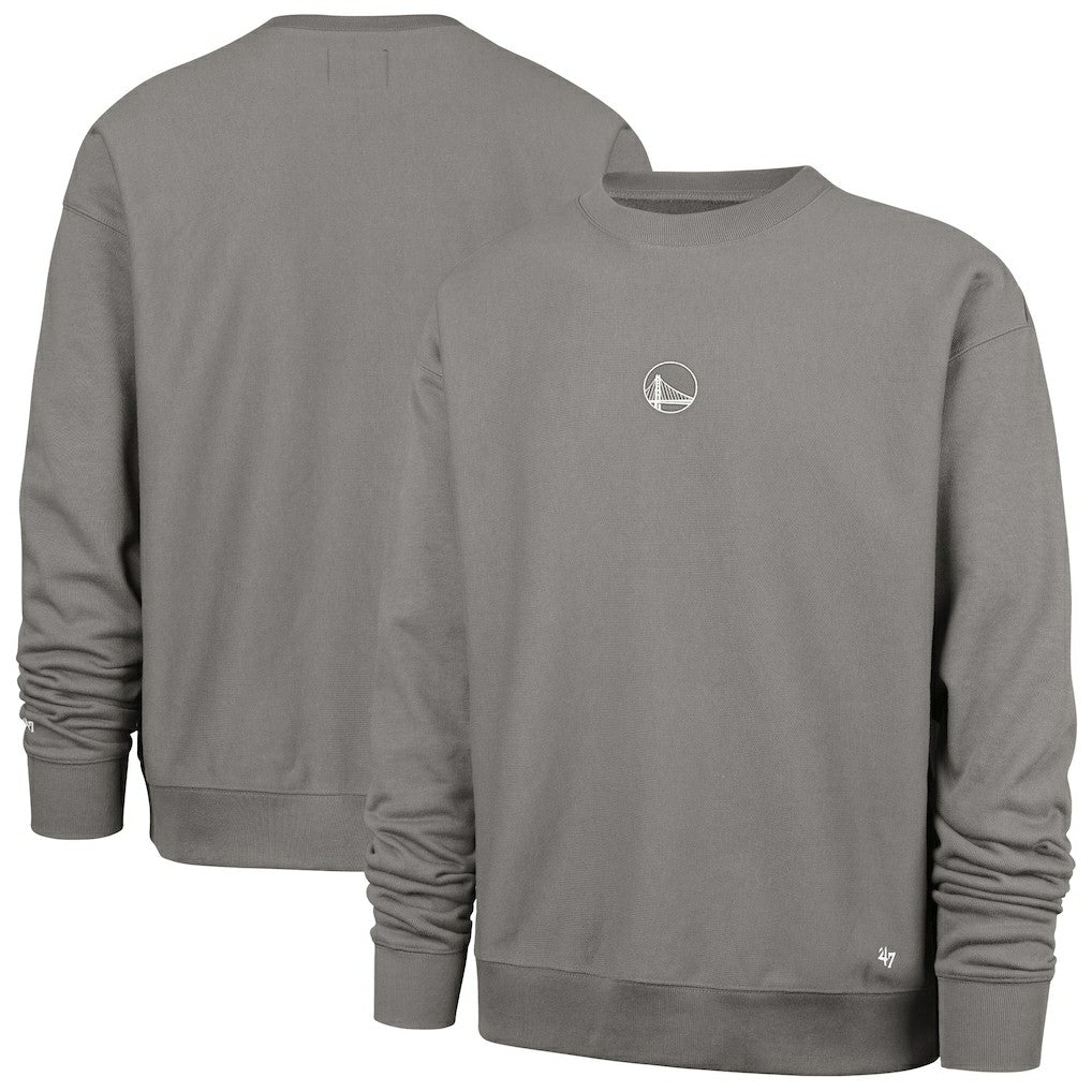 Golden State Warriors '47 Offside Foundation Crew Neck Sweatshirt Gray