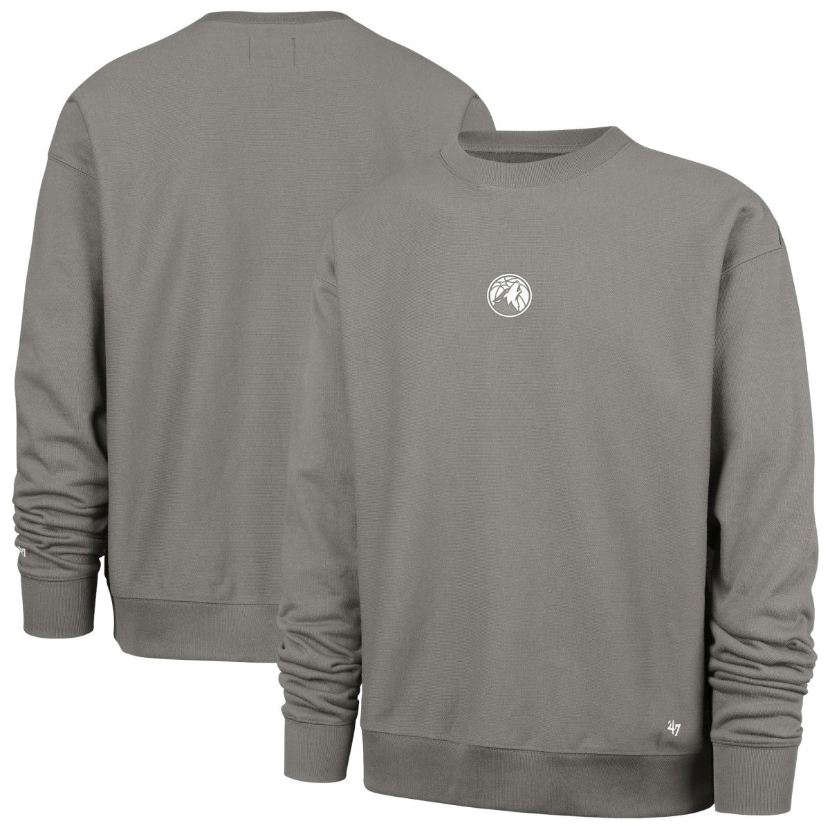 Minnesota Timberwolves '47 Offside Foundation Crew Neck Sweatshirt Gray