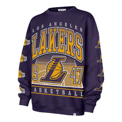 Los Angeles Lakers '47 Women's Go Big Oversized Sweatshirt Purple
