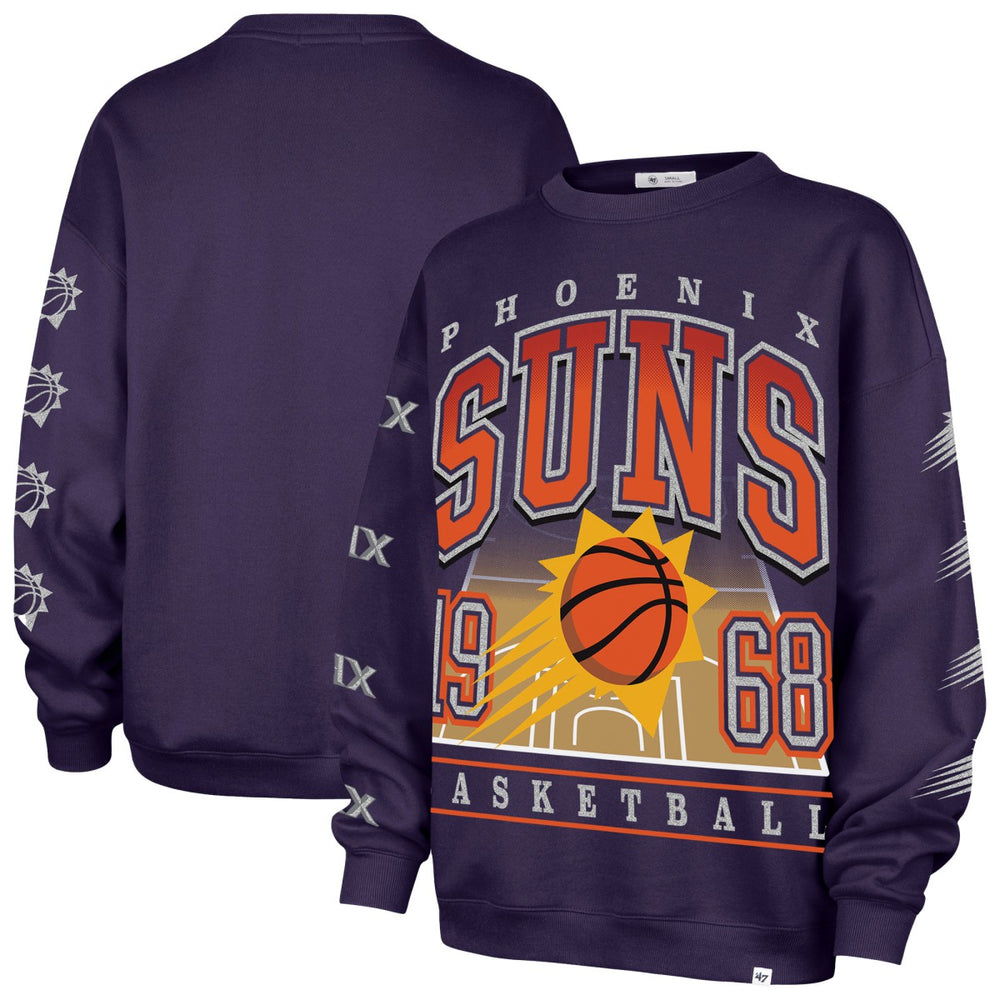 Phoenix Suns '47 Women's Go Big Oversized Sweatshirt Purple