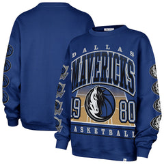 Dallas Mavericks '47 Women's Go Big Oversized Sweatshirt Blue