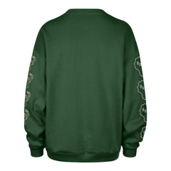 Milwaukee Bucks '47 Women's Go Big Oversized Sweatshirt Hunter Green