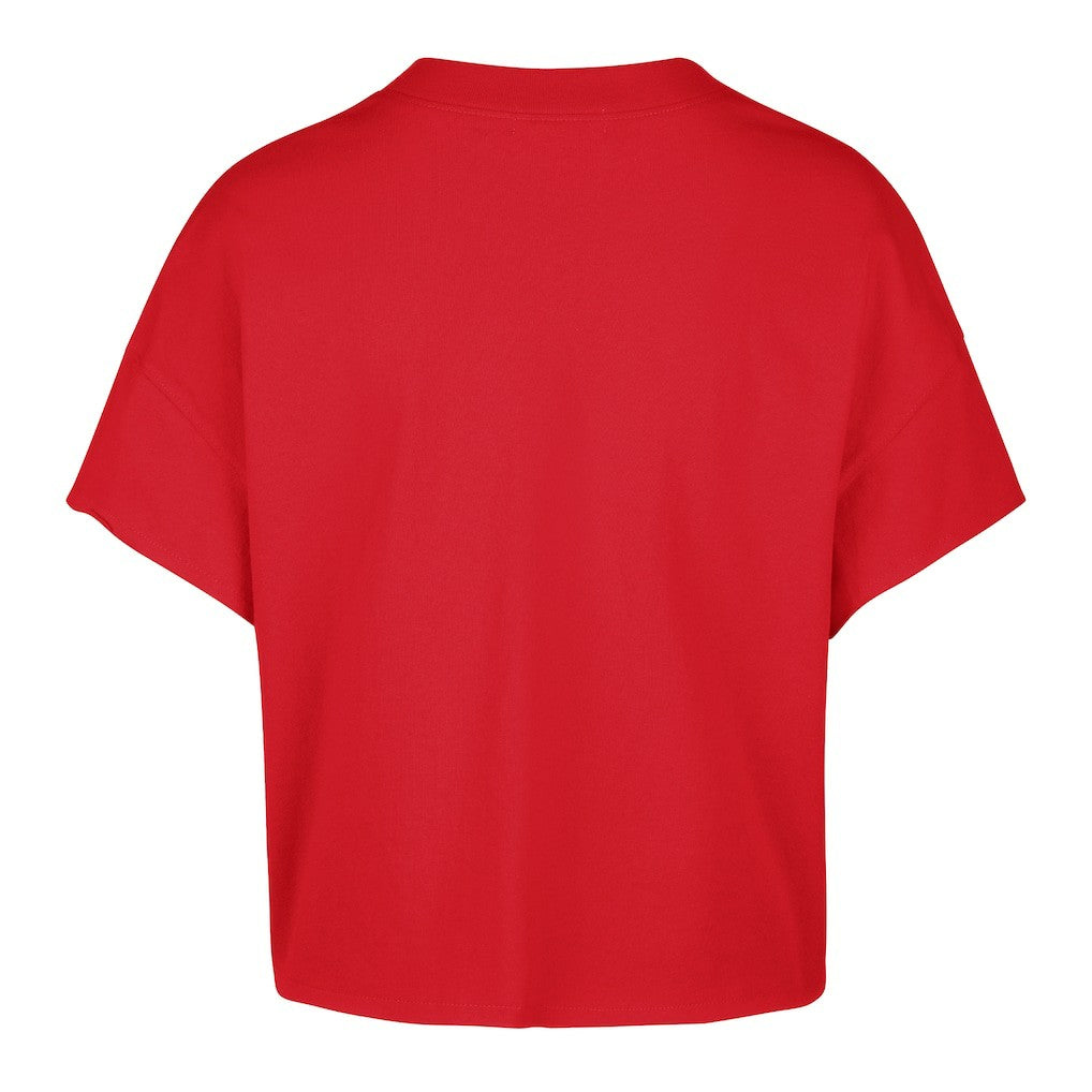 Chicago Bulls '47 Women's Elation Oversized Notch Neck T-Shirt Red