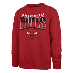 Chicago Bulls '47 Unisex Brush By Headline Crewneck Sweatshirt Red