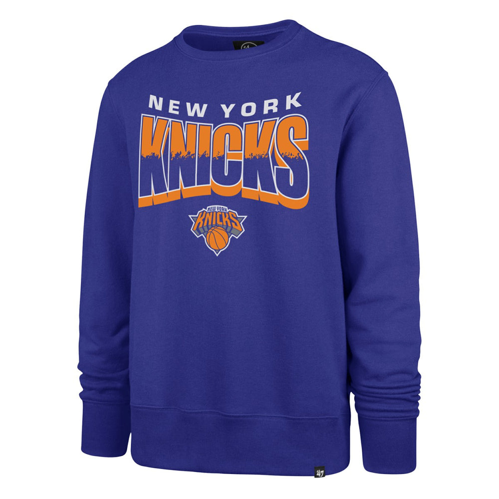 New York Knicks '47 Unisex Brush By Headline Crewneck Sweatshirt Blue