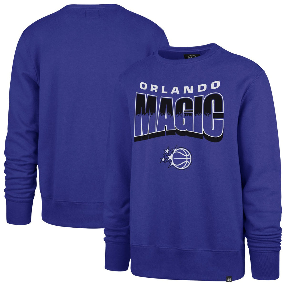 Orlando Magic '47 Unisex Brush By Headline Crewneck Sweatshirt Blue