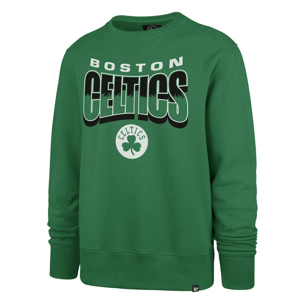 Boston Celtics '47 Unisex Brush By Headline Crewneck Sweatshirt Kelly Green