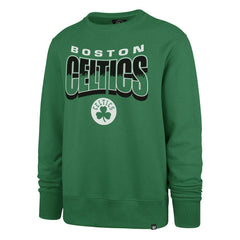 Boston Celtics '47 Unisex Brush By Headline Crewneck Sweatshirt Kelly Green