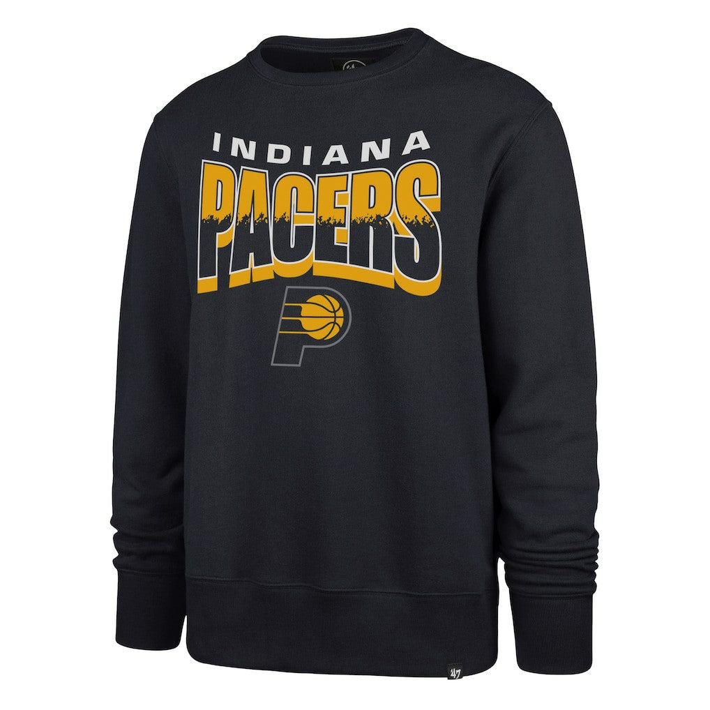 Indiana Pacers '47 Unisex Brush By Headline Crewneck Sweatshirt Navy